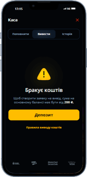 Виведення коштів з казино 777