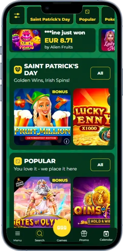 Покербет Слоты