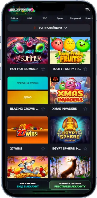 Слоти в казино Slotor 777