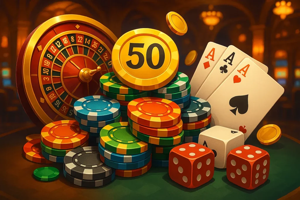 Казино с пополнением от 50 грн