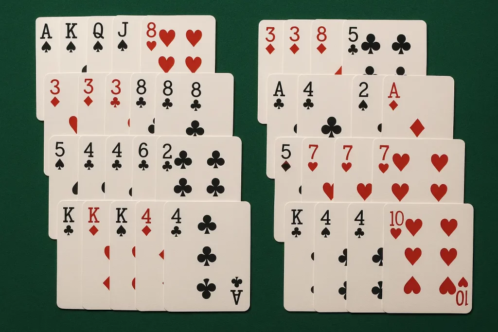 Комбинации в покере